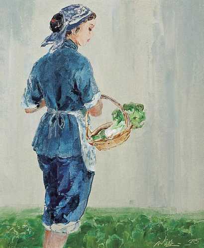 刘文进 2005年作 少女